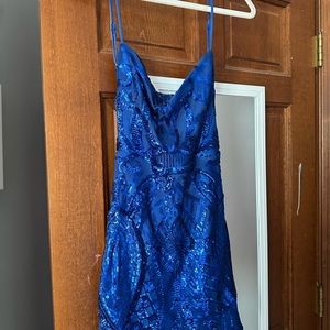 Semi formal dress Royal Blue